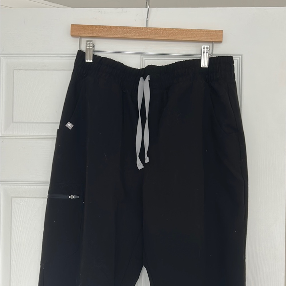 Figs Black Zamora joggers elastic waist